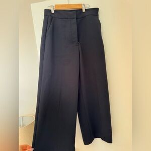 Aritzia Cropped Wide Leg Trousers